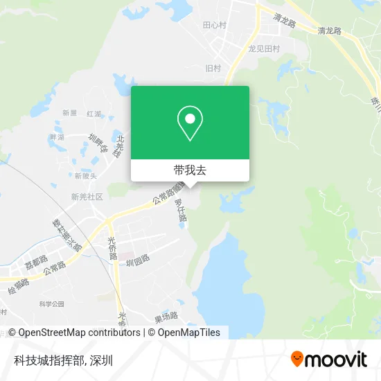 科技城指挥部地图