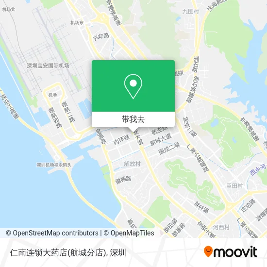 仁南连锁大药店(航城分店)地图