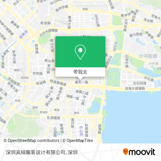 深圳岚锦服装设计有限公司地图