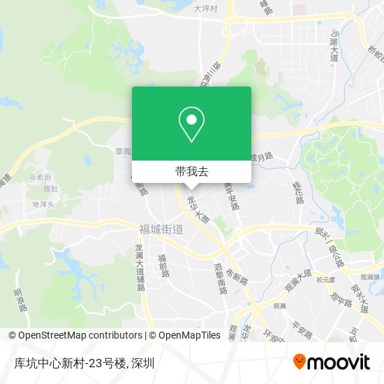 库坑中心新村-23号楼地图