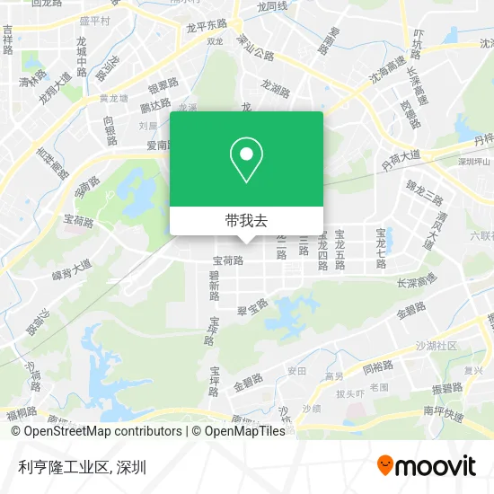 利亨隆工业区地图