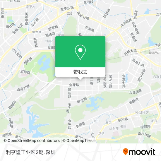 利亨隆工业区2期地图