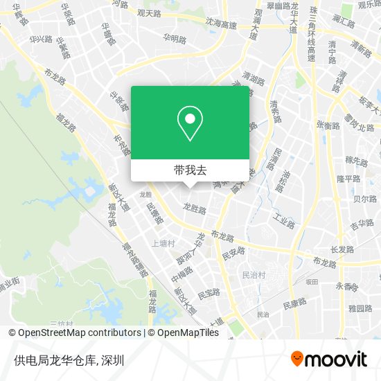 供电局龙华仓库地图