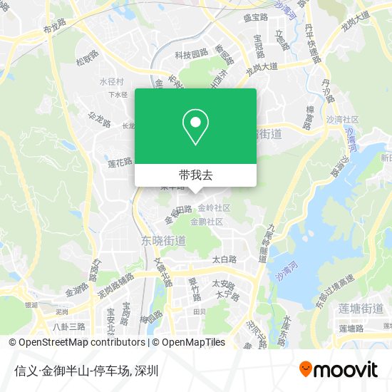 信义·金御半山-停车场地图