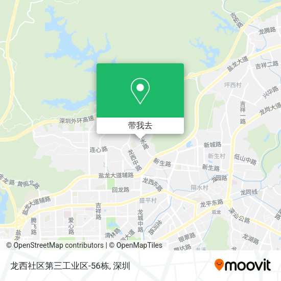 龙西社区第三工业区-56栋地图