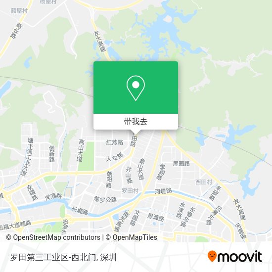 罗田第三工业区-西北门地图