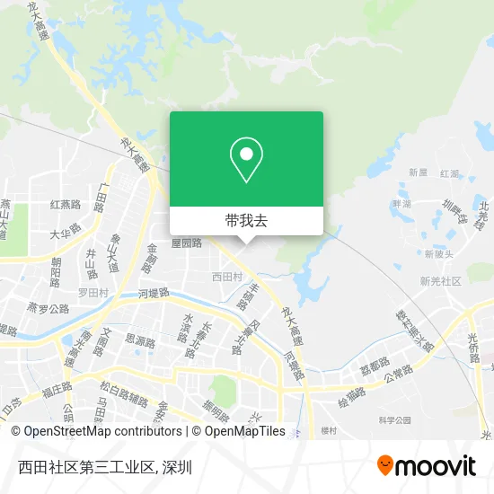 西田社区第三工业区地图