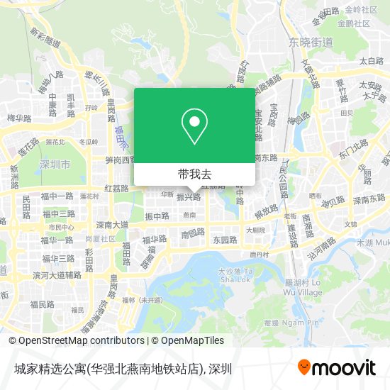 城家精选公寓(华强北燕南地铁站店)地图