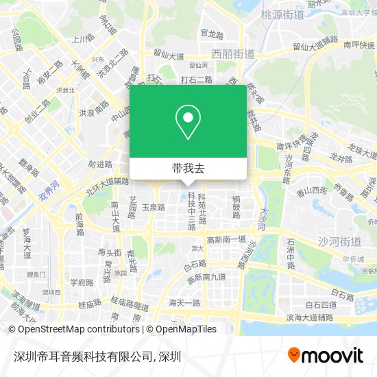 深圳帝耳音频科技有限公司地图