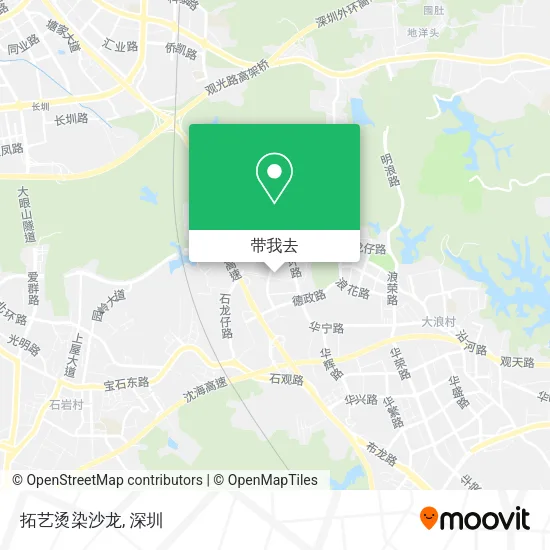 拓艺烫染沙龙地图