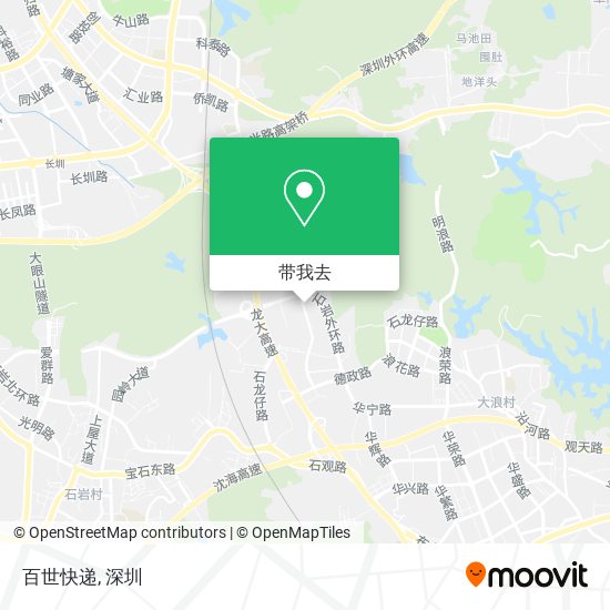 百世快递地图