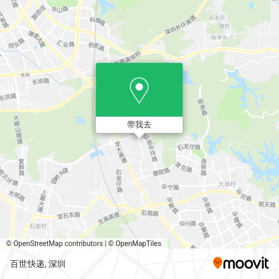 百世快递地图