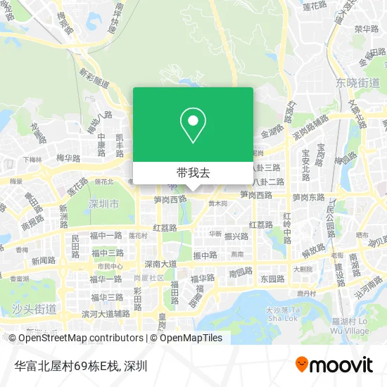 华富北屋村69栋E栈地图