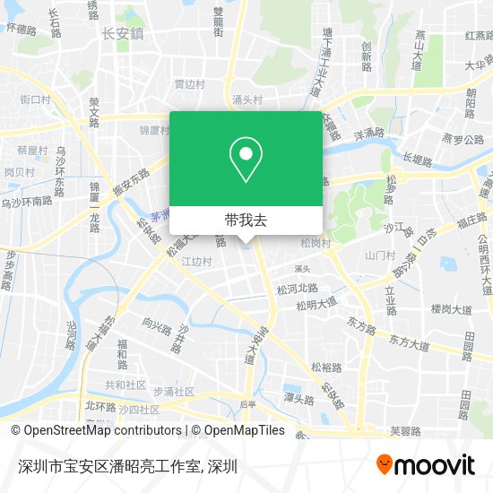 深圳市宝安区潘昭亮工作室地图