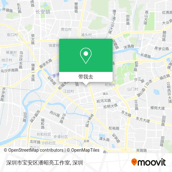深圳市宝安区潘昭亮工作室地图