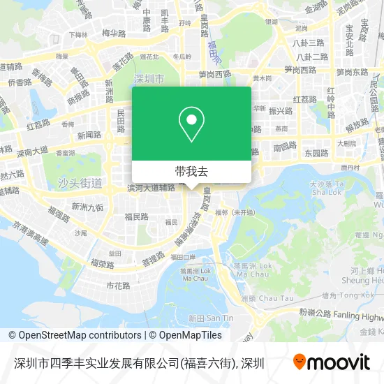 深圳市四季丰实业发展有限公司(福喜六街)地图