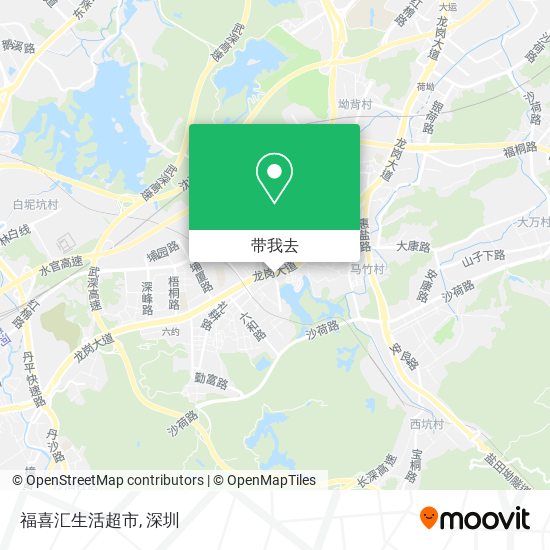 福喜汇生活超市地图