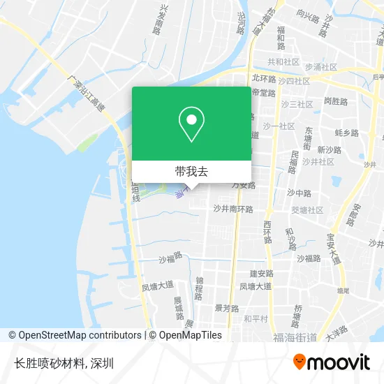 长胜喷砂材料地图
