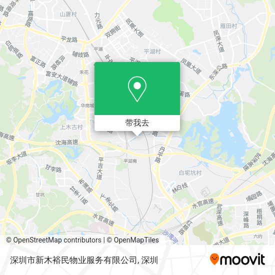 深圳市新木裕民物业服务有限公司地图