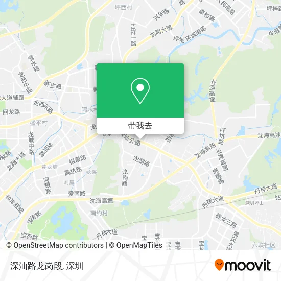 深汕路龙岗段地图