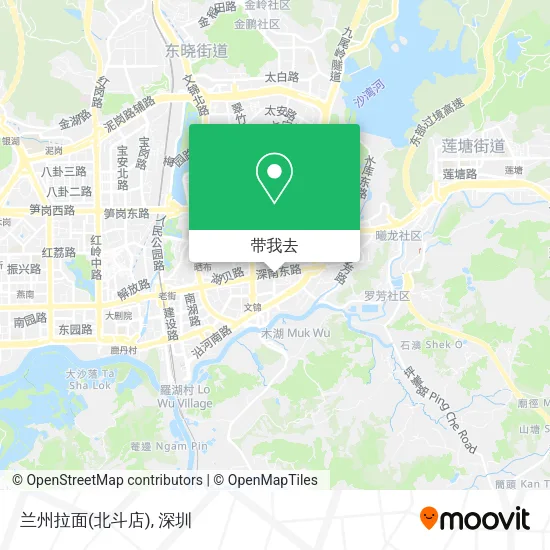 兰州拉面(北斗店)地图