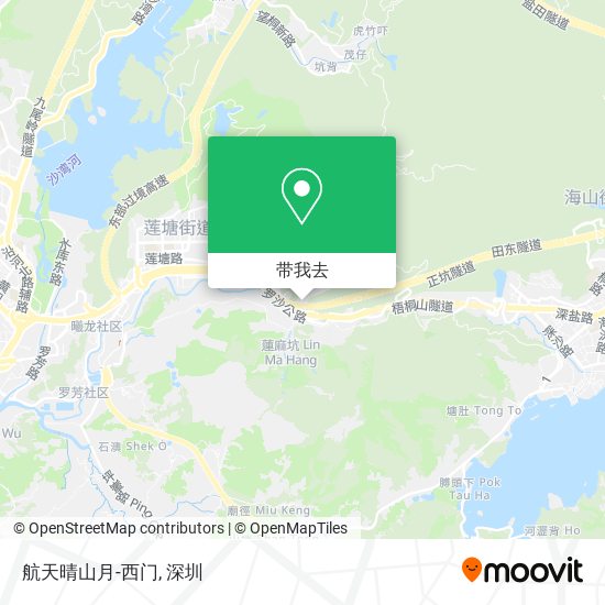 航天晴山月-西门地图