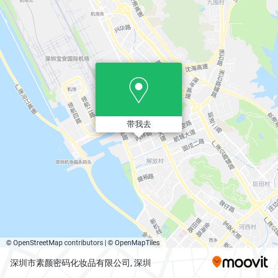 深圳市素颜密码化妆品有限公司地图