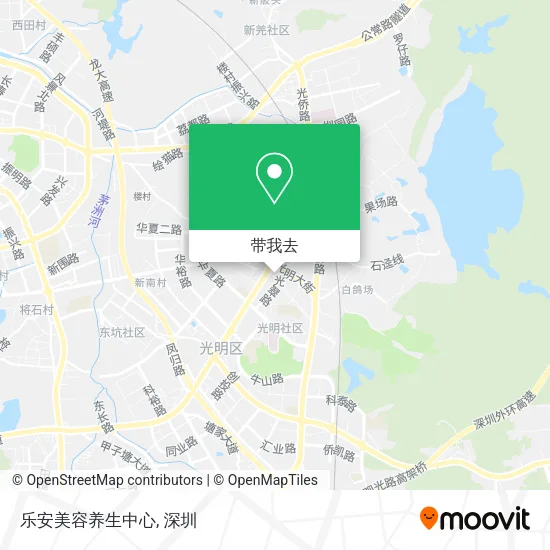 乐安美容养生中心地图
