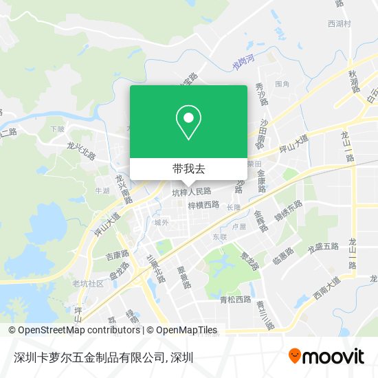深圳卡萝尔五金制品有限公司地图