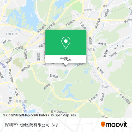 深圳市中源医药有限公司地图