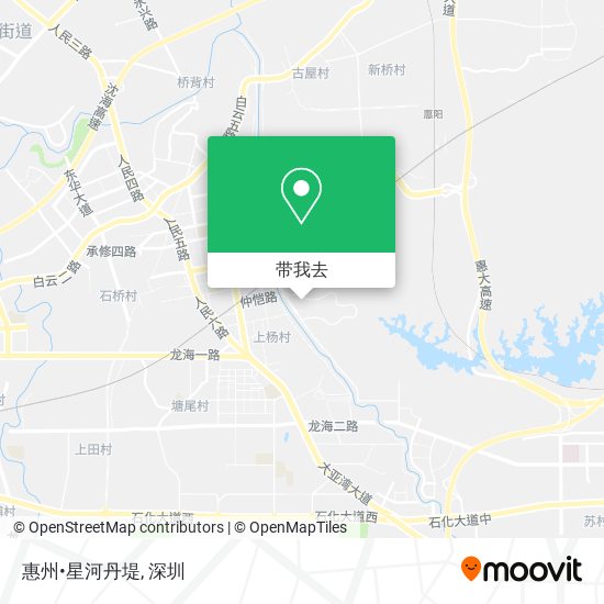 惠州•星河丹堤地图