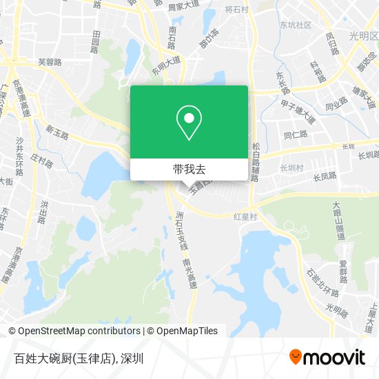 百姓大碗厨(玉律店)地图