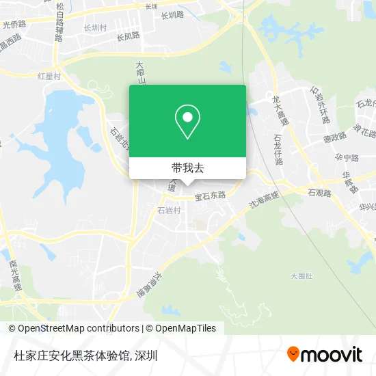 杜家庄安化黑茶体验馆地图