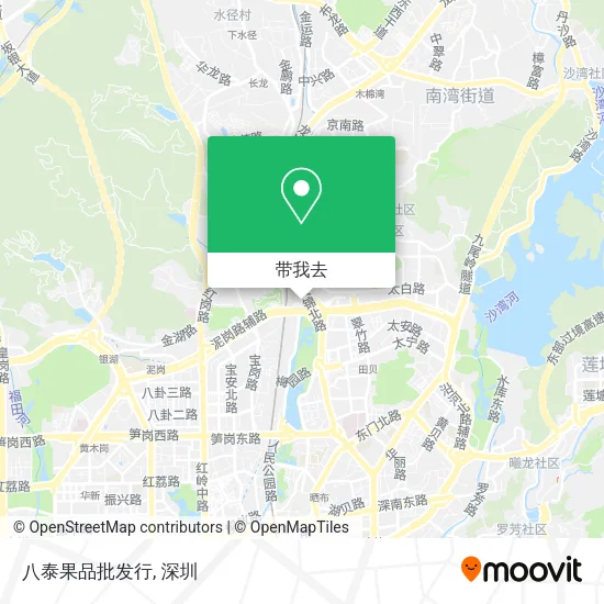 八泰果品批发行地图
