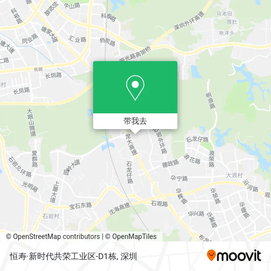 恒寿·新时代共荣工业区-D1栋地图