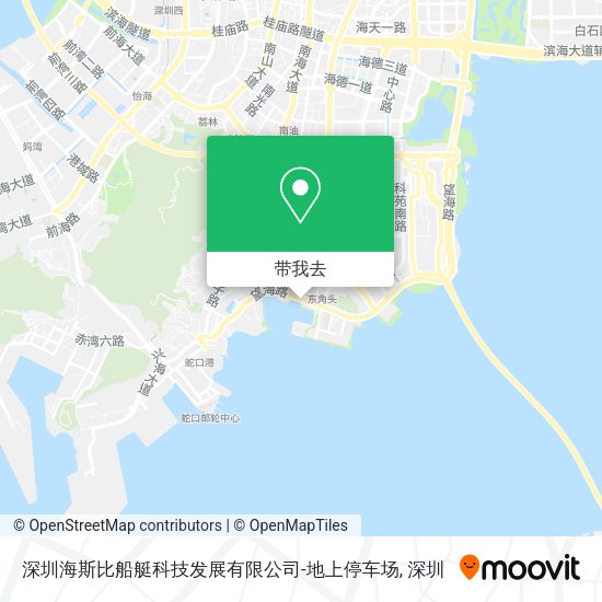 深圳海斯比船艇科技发展有限公司-地上停车场地图