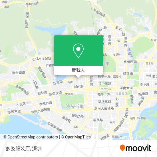 多姿服装店地图