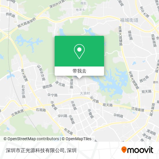深圳市正光源科技有限公司地图
