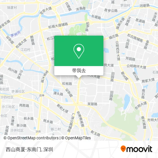 西山商厦-东南门地图