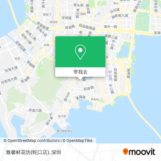 雅馨鲜花坊(蛇口店)地图