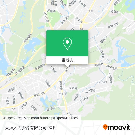 天涯人力资源有限公司地图