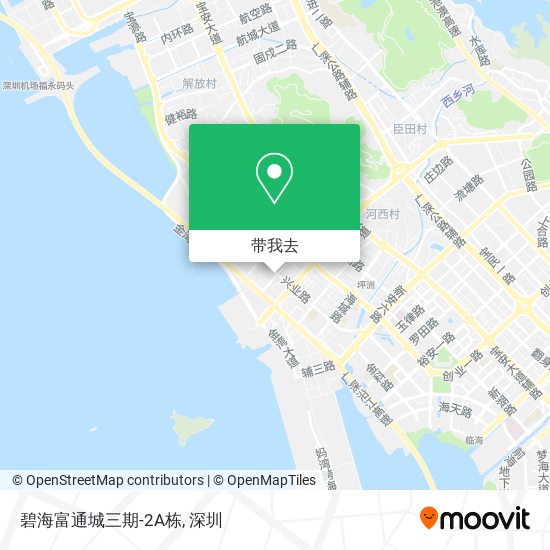 碧海富通城三期-2A栋地图