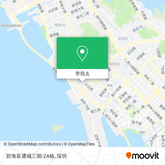 碧海富通城三期-2A栋地图