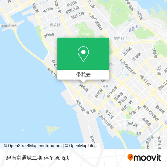 碧海富通城二期-停车场地图