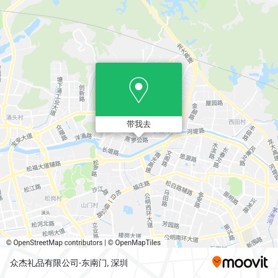 众杰礼品有限公司-东南门地图