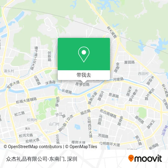 众杰礼品有限公司-东南门地图