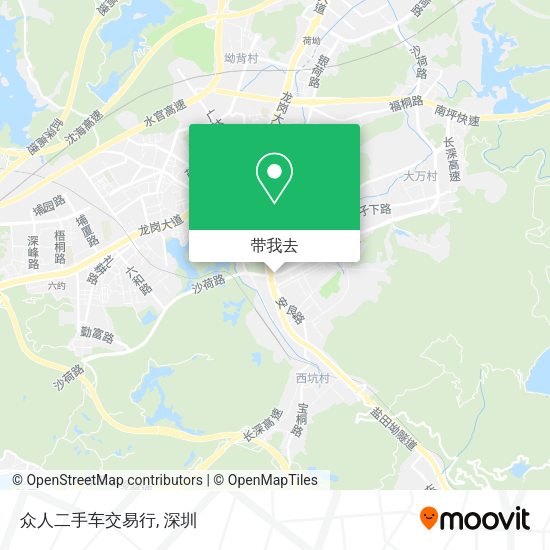 众人二手车交易行地图