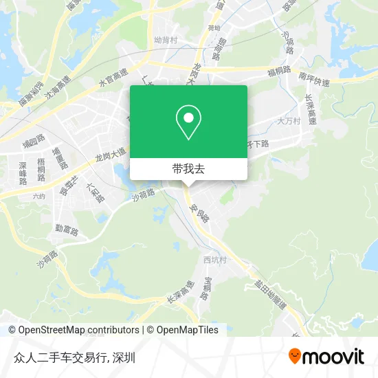 众人二手车交易行地图