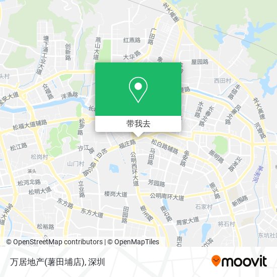 万居地产(薯田埔店)地图