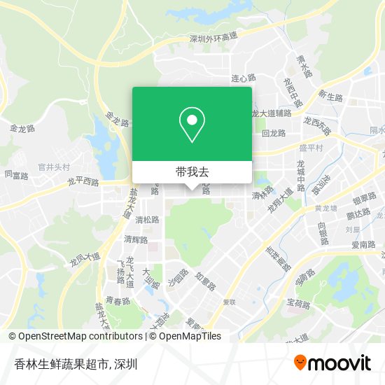 香林生鲜蔬果超市地图